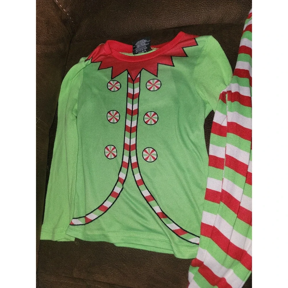 PJs and presents Christmas holiday elf pajamas size‎ 7 8
